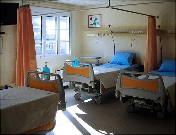 Δωμάτιο νοσηλείας.