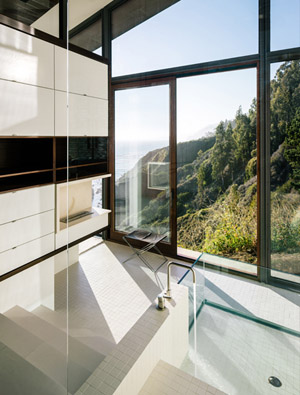 fall-house, μπάνιο με θέα