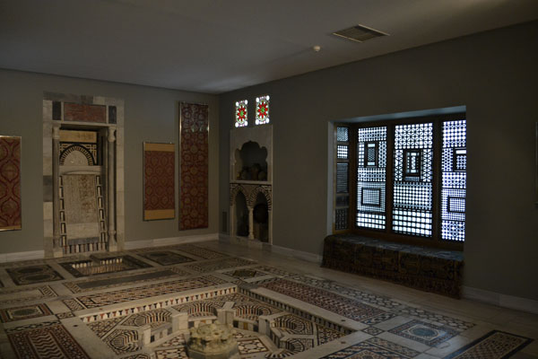 islamic art museum interior03, μουσείο μπενάκη ισλαμικής τέχνης, ψηφιδωτό δάπεδο οικίας