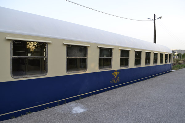 rouf greek wagon, τρένο στο Ρουφ ελληνικό βαγόνι