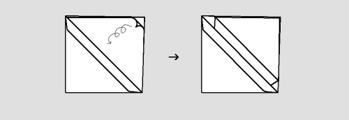 origami χαρτοπετσέτας, 