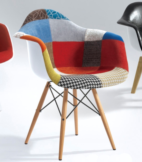 design plus patchwork chair, design plus, καρέκλα eames