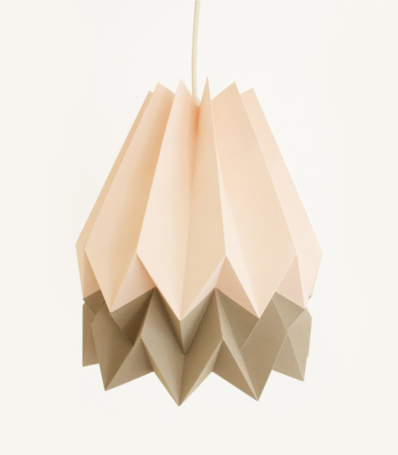 origami design, οριγκαμι, έπιπλο, φωτιστικό από χαρτί, φωτιστικό οριγκάμι