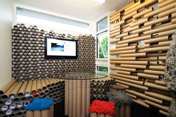 zouk architects paper tube office 2