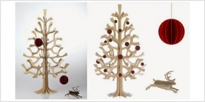 Συναρμολογούμενο χριστουγεννιάτικο δέντρο και στολίδια