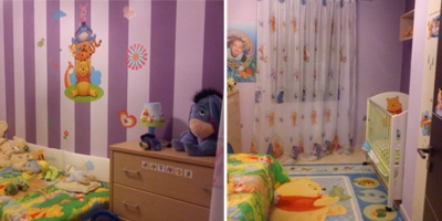 Το παιδικό δωμάτιο είναι μωβ. Θέλω να αλλάξω τα χρώματά του. Τι χρώματα προτείνετε;